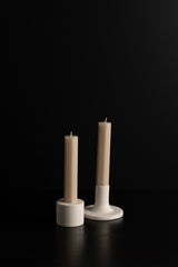 Fancy Taper Candles - Parchment