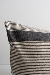 Nancy Beige with Black Stripe Detail 14" x 26"