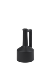 Burton Ceramic Vase Small - Matt Black
