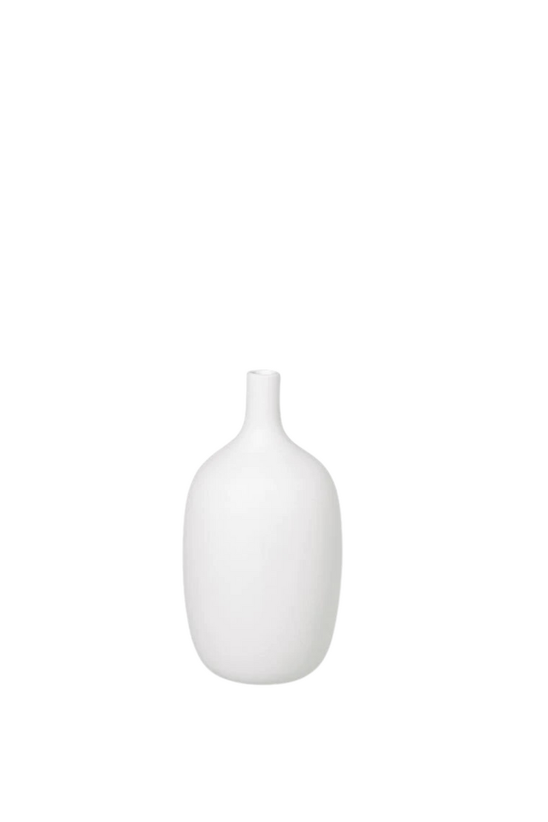 Ceola Vase - 4x8" White