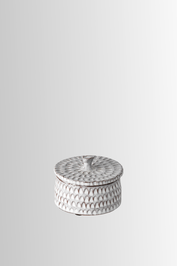 Azul (Small) Gray Ceramic Decorative Box