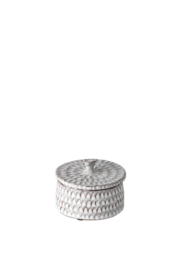 Azul (Small) Gray Ceramic Decorative Box