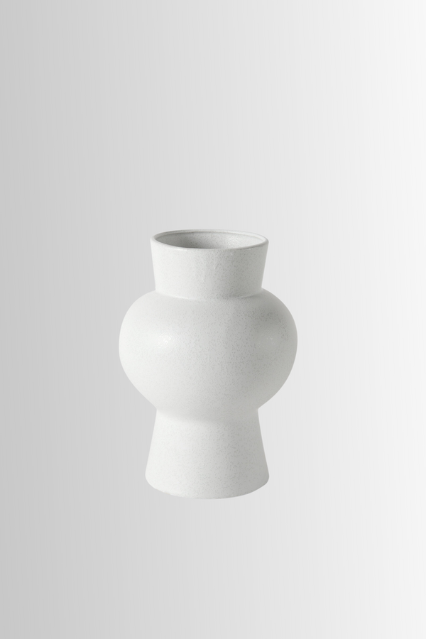 Laforge White Vase - Medium