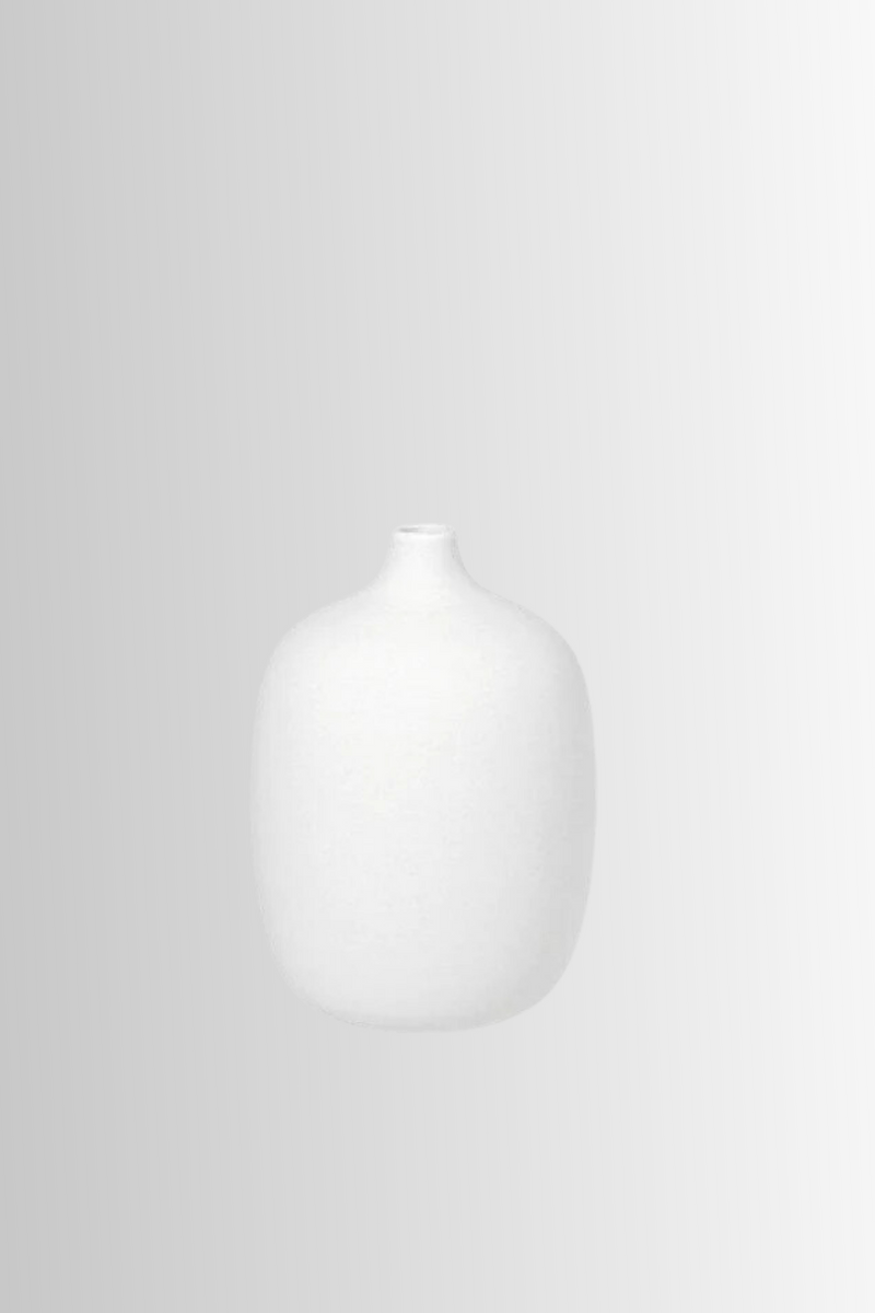 Ceola Vase - 5.5x7.5" White