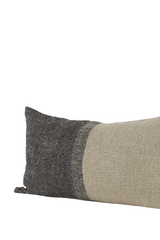 Isolde Beige and Black Fabric Blocked - 14" x 26"