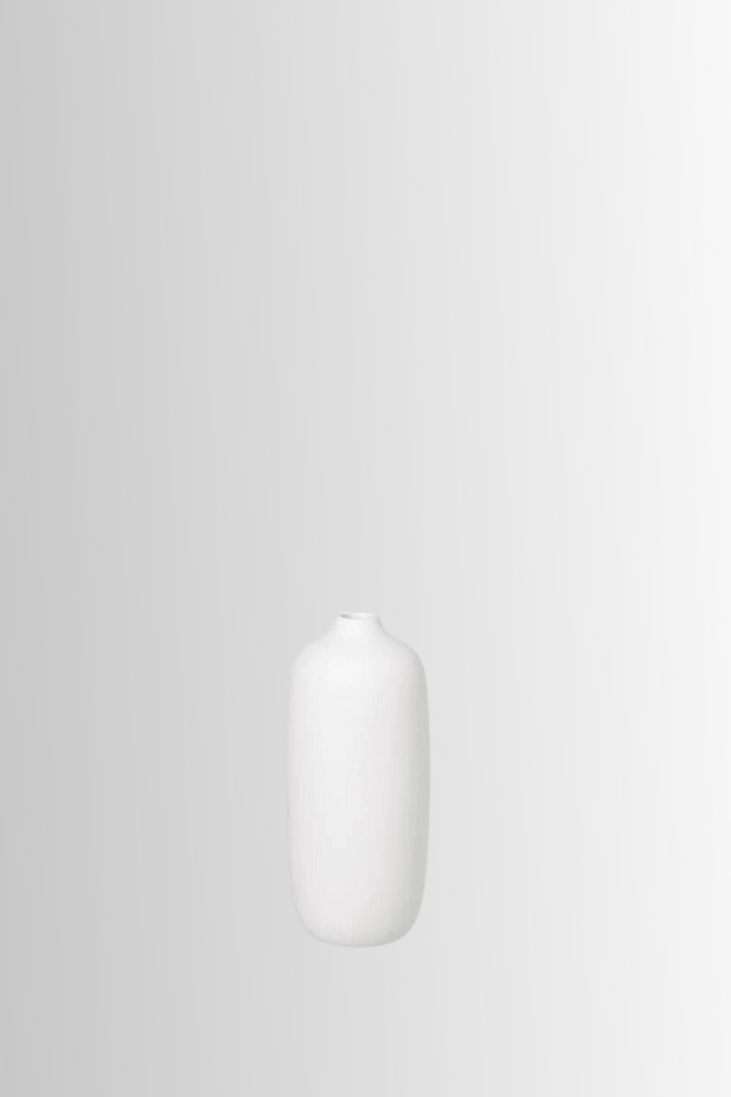 Ceola Vase - 3x7" White