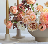 Ceramic Compote Vase - Sand