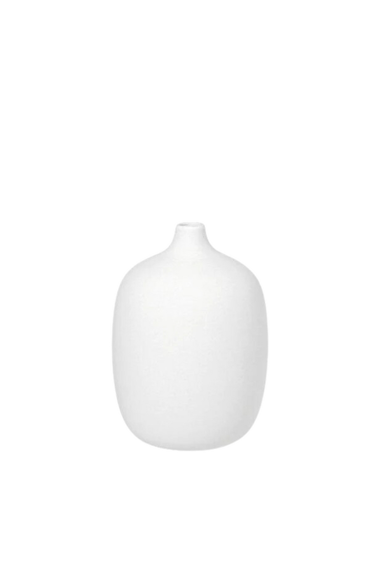 Ceola Vase - 5.5x7.5" White